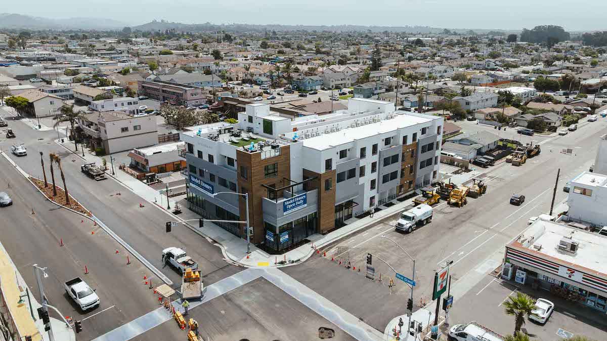 Completed building